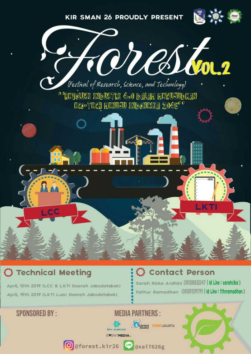 🌲FOREST vol 2.0🌲 (Festival of Research, Science, and Tecnhnology)