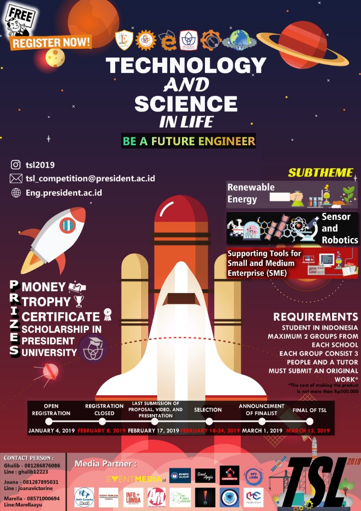 TSL (Technology and Science in Life) 2019