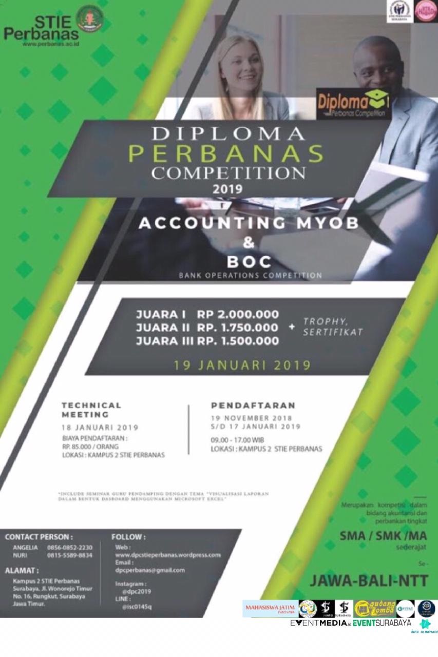 Diploma Perbanas Competition (DPC) 2019 Se-Jawa &#8211; Bali &#8211; NTT