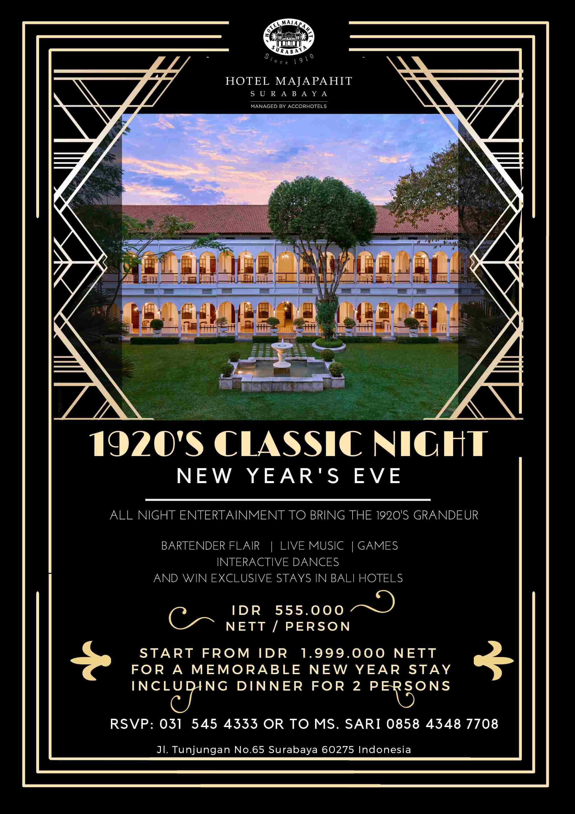 Celebrate New Year&#8217;s Eve at Majapahit Hotel Surabaya